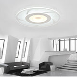 Super Thin Acrylic Windmill Flush Lamp - Modern Style Led Ceiling Mount Light (White/Warm/Inner Warm