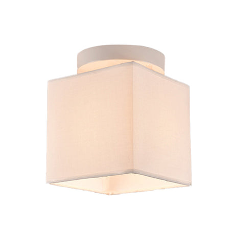 Traditional Black/White Flush Ceiling Mount Light Fixture For Corridor