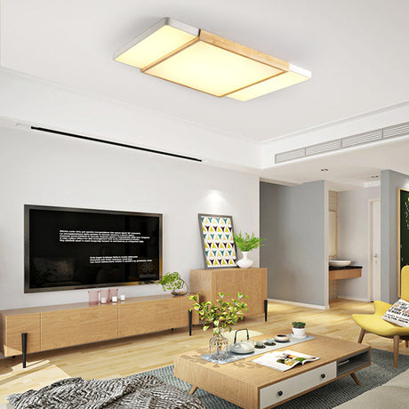 Nordic Style Wood And Metal Ceiling Lights
Alternatively:
Squared Lights In Metal
Modern With Design