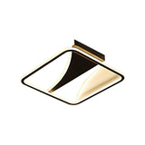 Ultra Thin Flush Metallic Led Ceiling Light - Warm/White Various Sizes Available