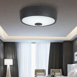 Macaron Drum Ceiling Flush Light In Metal With Led Ideal For Kids Room Available Various Colors