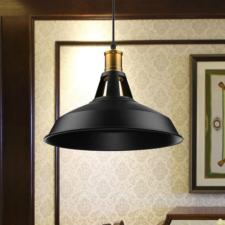 Farmhouse Style Dining Room Ceiling Light Fixture In Black/White/White Pendant Lighting