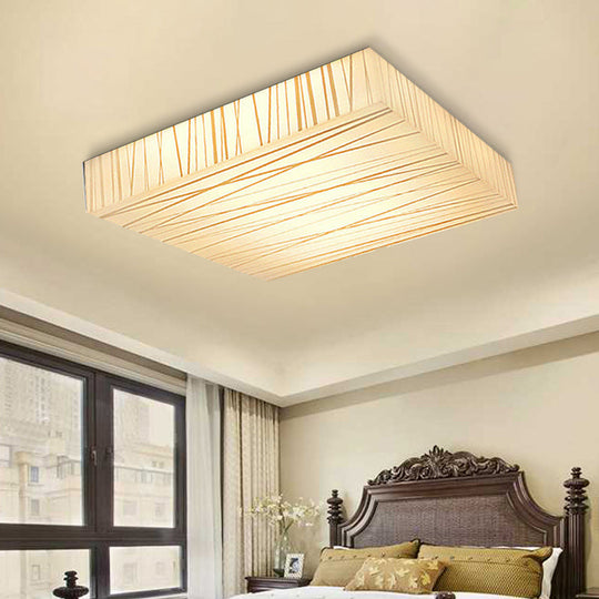 Stylish Acrylic Led Ceiling Mount Light For Hotels And Offices In White