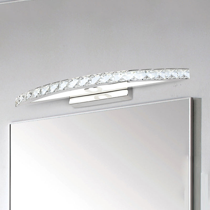 Modern Crystal Bow Wall Sconce In Clear/Champagne 17-27.5 Wide