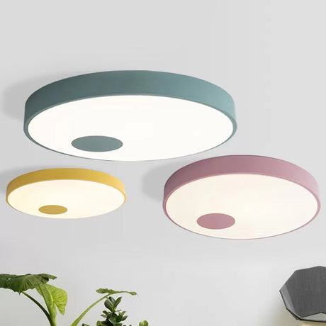 Sleek Nordic Candy Colored Ceiling Lamp For Kindergartens