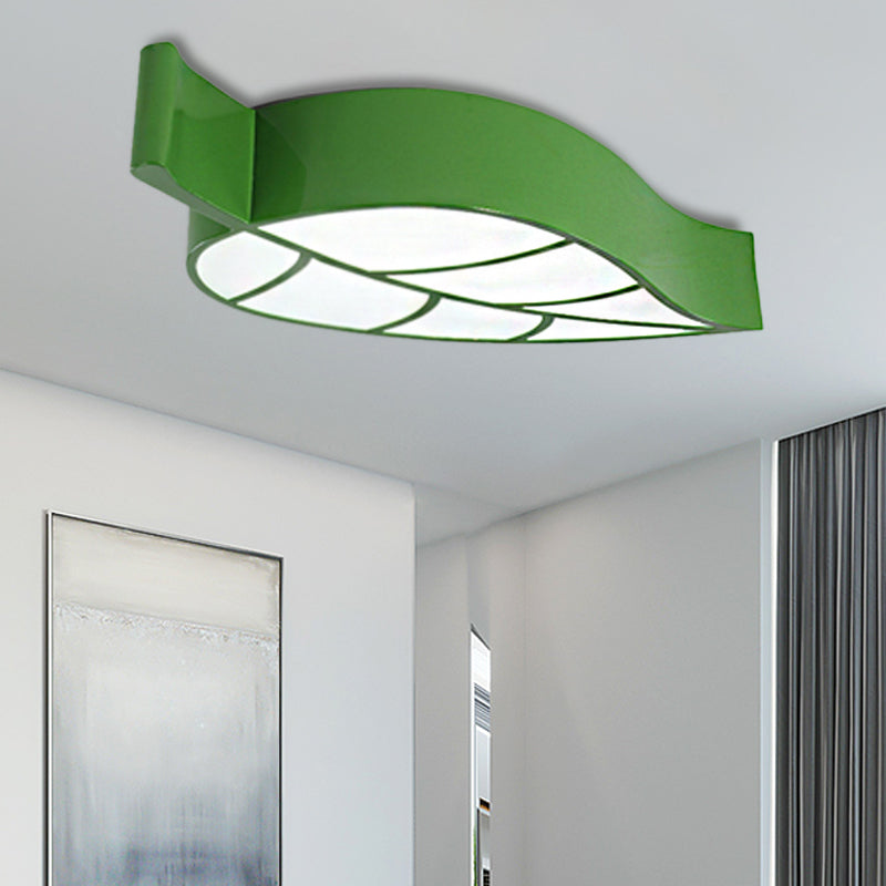 Cartoon Led Ceiling Lamp For Kindergarten Classrooms Green