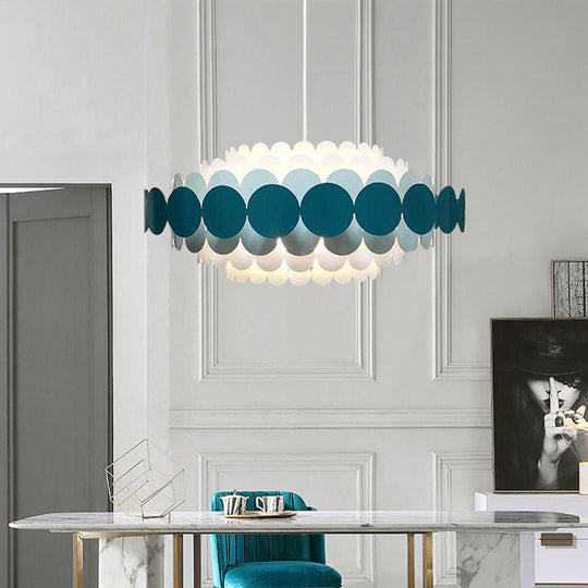 Contemporary Acrylic Oval Chandelier: Led Hanging Pendant Lamp For Living Room - 16/19.5/23.5 Wide