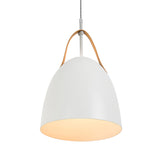 Modern Metallic Dome Down Ceiling Lamp - 1-Head Hanging Light For Living Room Green/White/Grey