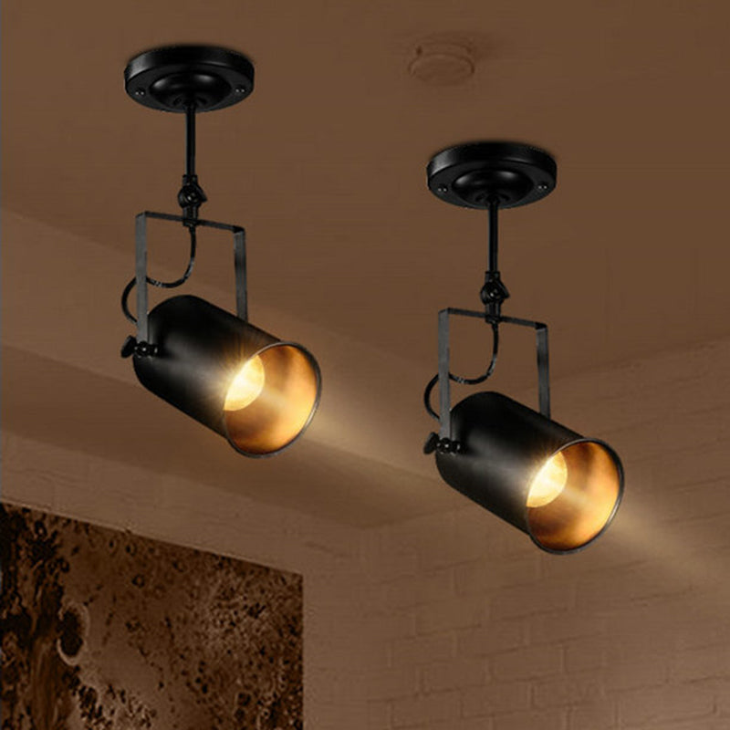 Farmhouse Black Iron Wall Lamp With Adjustable Handle & 1-Light Sconce Lighting Fixture