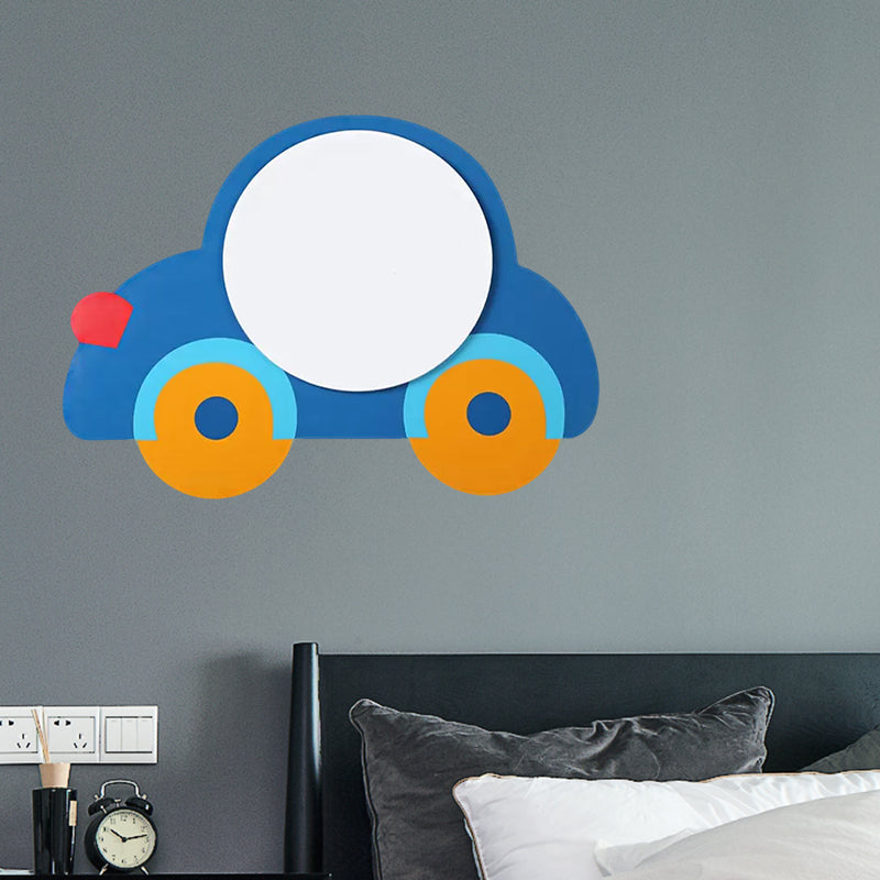 Childrens Led Ceiling Mount Light With Wooden Cartoon Pattern - Ideal For Kindergarten