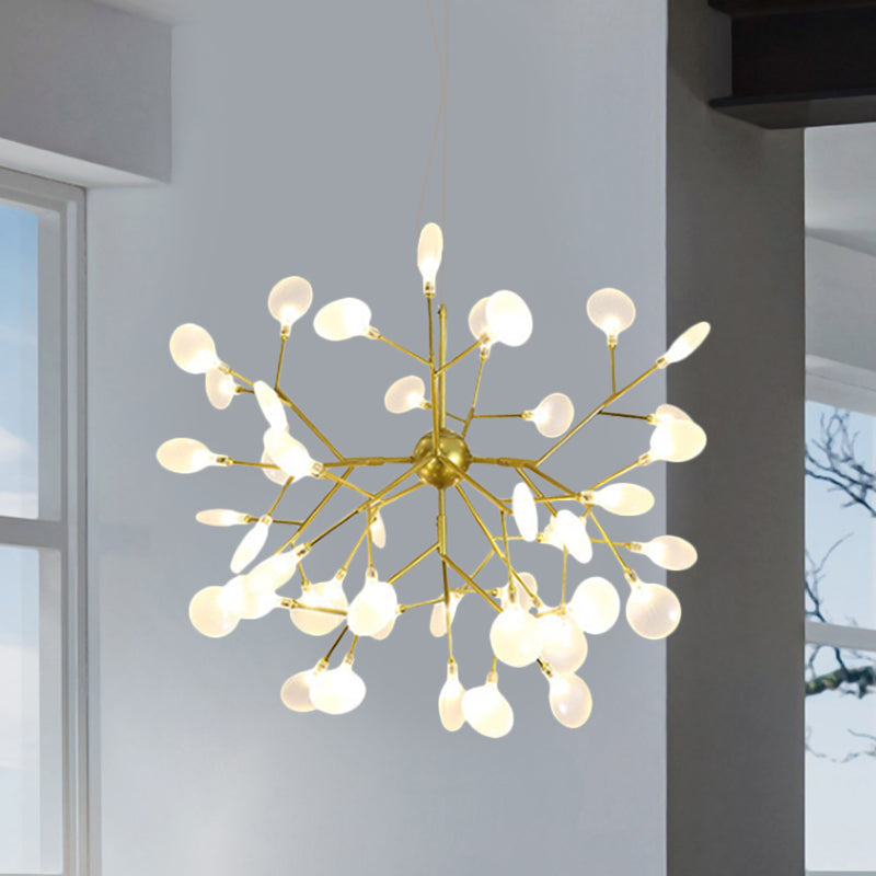 Heracleum Design Chandelier Opaline Glass Ceiling Pendant For Modern Living’