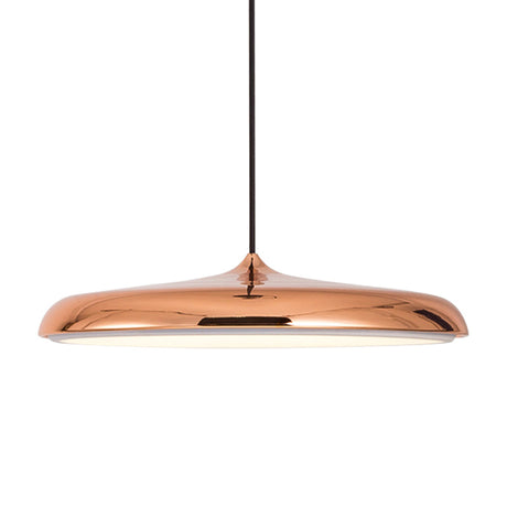 Modern Metal Pendant Light With White/Pink/Yellow Shade - 10/16 Diameter Warm/White Lighting