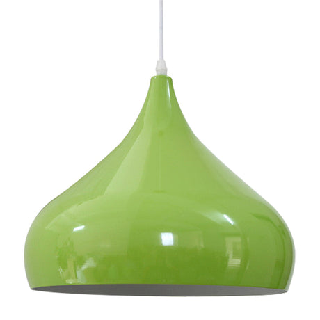 12.5/16.5 Wide Dome Pendant Lighting Modern Iron Hanging Light - 1 Black/White/Red

Note: Although