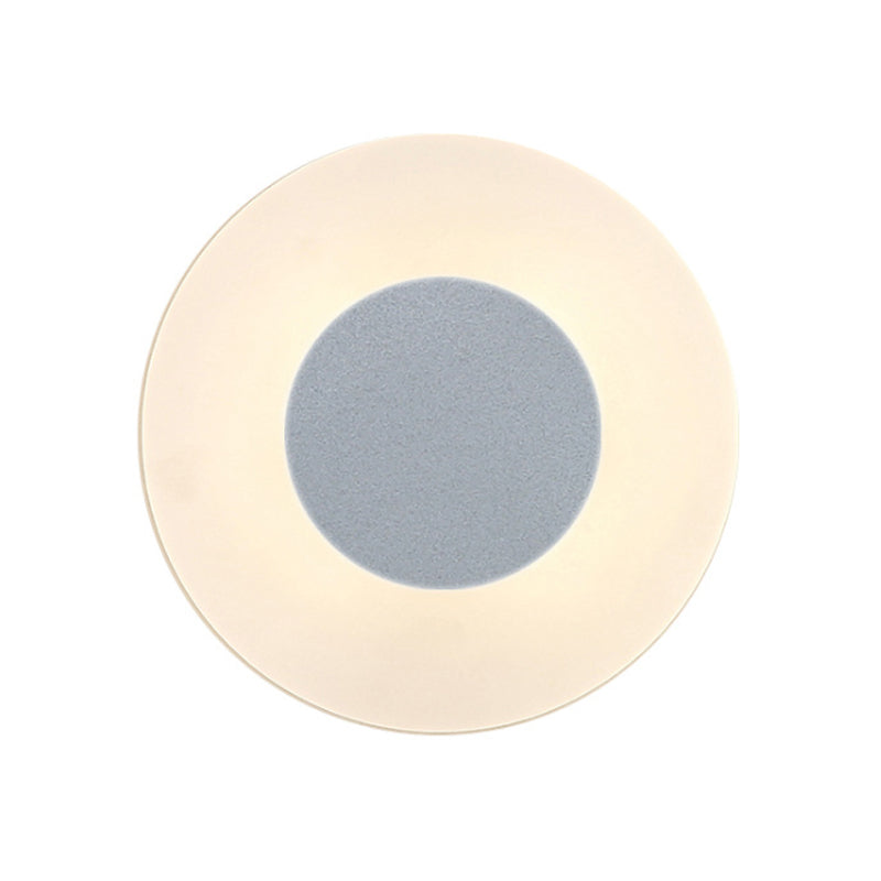 Ultra Thin Acrylic Led Wall Sconce In Warm/White/Natural Light - Minimalist Design
