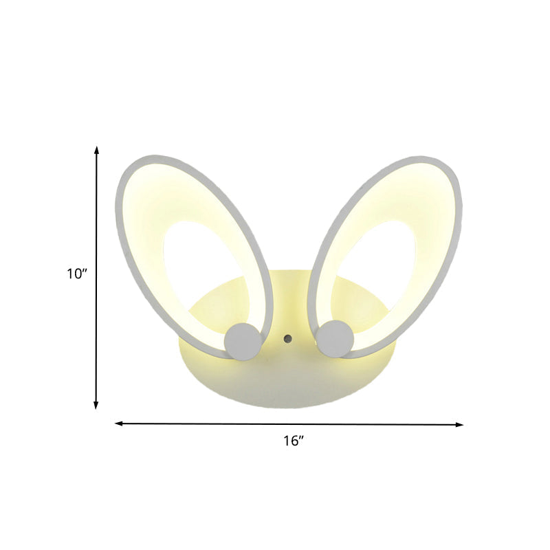 Contemporary Led Acrylic Wall Sconce Light Fixture - White Finish Warm/White Perfect For Corners