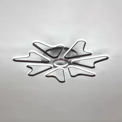 Horn-Shaped Led Ceiling Lamp For Modern Child Bedroom Made Of Acrylic