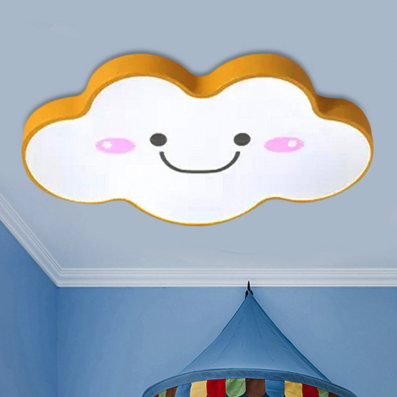 Smiling Cloud Ceiling Light - Children’s Nordic Style Acrylic Fixture