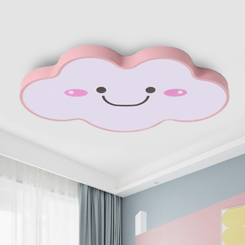 Smiling Cloud Ceiling Light - Childrens Nordic Style Acrylic Fixture