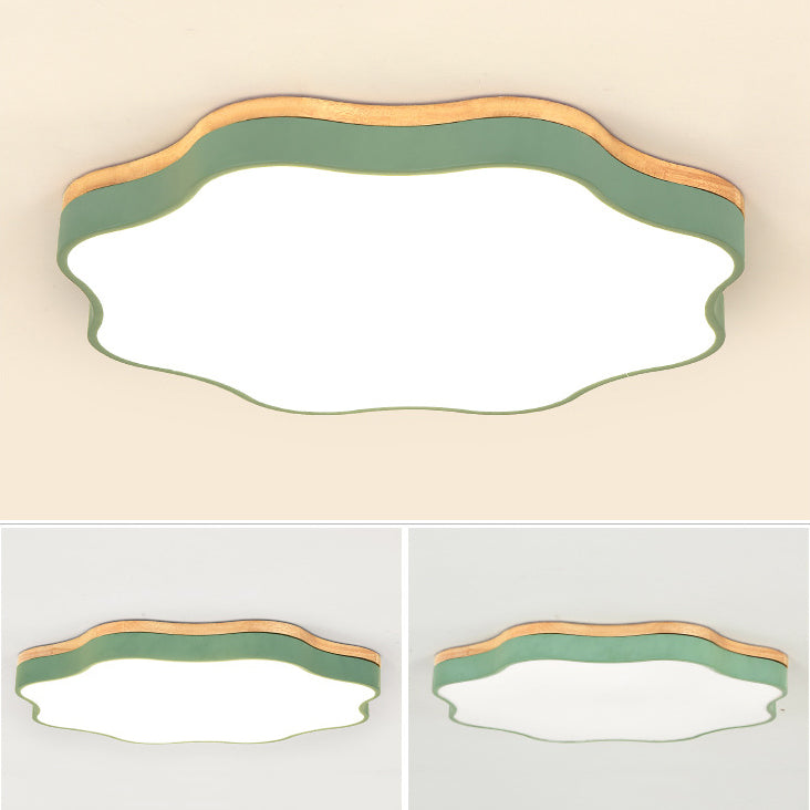 Nordic Led Flower Ceiling Light For Baby Bedroom