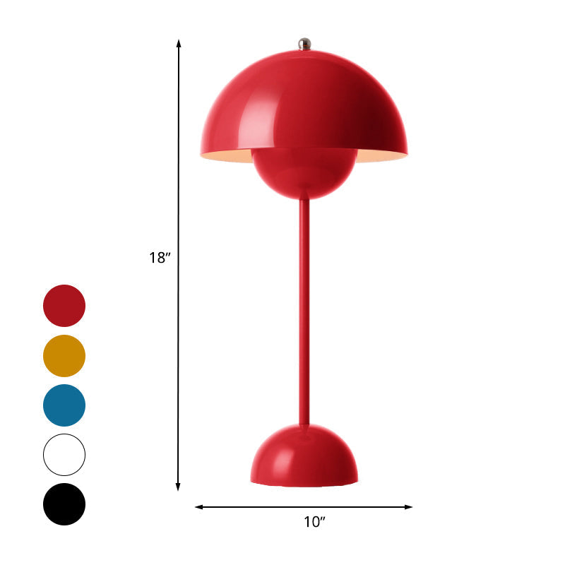 Macaroon Finish Table Lamp With Dome Shade Ideal For Study Room Or Reading Nook