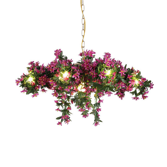 Industrial Starburst Metal Chandelier With 12 Lights Hanging Pendant Light In Black