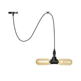 Alamak - Modern Amber Glass Pendant Chandelier With Swag Design