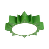 Contemporary Acrylic Led Flush Mount Lamp In Sun Design For Kindergarten