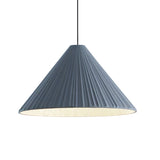1-Head Nordic Style Pendant Light: 12.5/16.5 W Ribbed Design Blue/Pink/White Resin Bedroom Hanging