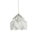 Origami Macaron Paper Ceiling Pendant Light - 9.5 Or 15 Diameter Pink/White/Green 1 Hanging Lamp Kit