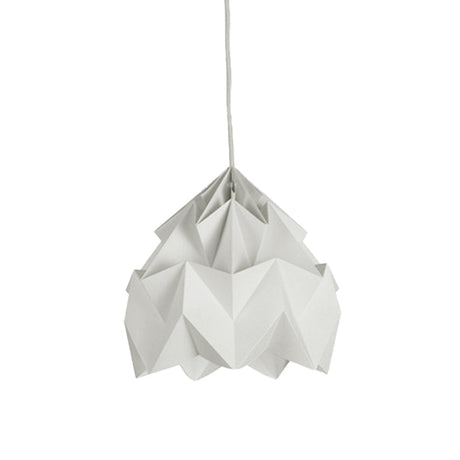 Origami Macaron Paper Ceiling Pendant Light - 9.5 Or 15 Diameter Pink/White/Green 1 Hanging Lamp Kit