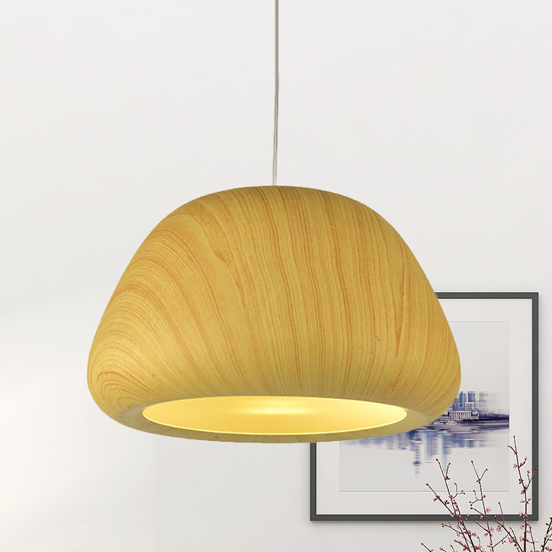 Vintage Aluminum Ceiling Hang Fixture - Green/Red Brown/Coffee Pendant Light For Living Room Bowl