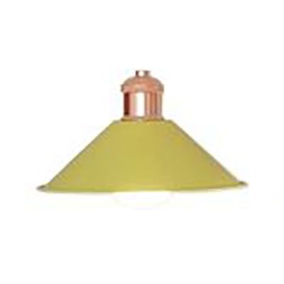 Modernist Conical Suspended Lamp - 1 Light Hanging Fixture In Black/White For Living Room