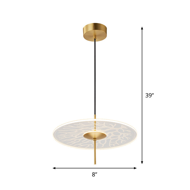 Minimalist Led Glass Pendant Light For Restaurants - Clear Context And Elegant Design