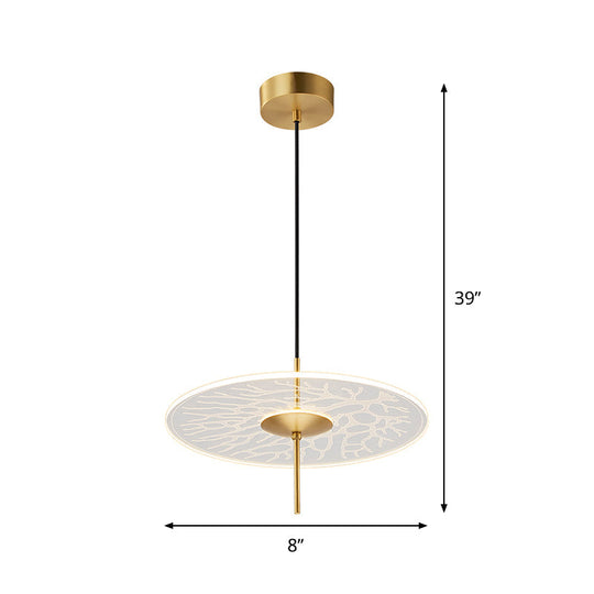 Minimalist Led Glass Pendant Light For Restaurants - Clear Context And Elegant Design