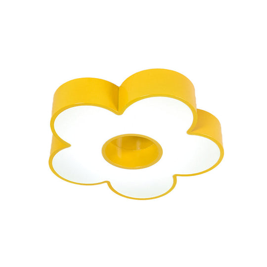 Colorful Acrylic Flower Led Ceiling Light For Kindergarten