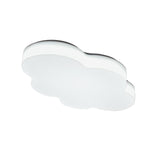 Kids Room Cartoon Led Cloud Ceiling Light In Acrylic Flushmount Design White/Red/Yellow