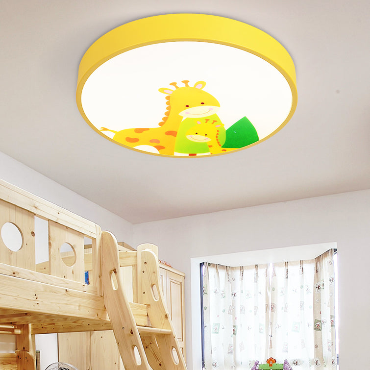 Acrylic Cartoon Flush Mount Ceiling Light For Kid’s Bedroom