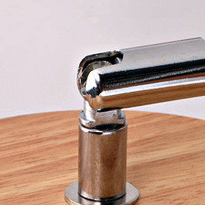 Nordic Style 3-Light Metal Cylindrical Ceiling Semi Flush Chandelier With White Wooden Cap For