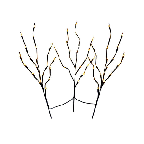 Modern Led Black Branching Nightstand Light For Living Room