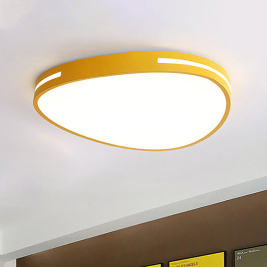 Teardrop Led Ceiling Light For Kindergarten And Bedroom - Nordic Style