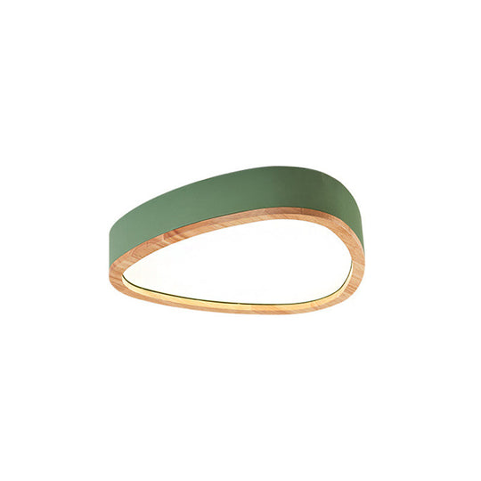 Wooden Teardrop Led Ceiling Light For Boys’ Bedroom