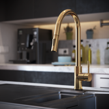 Hydrobliss - Signature Smart Faucet Brushed Gold Kitchen Faucets