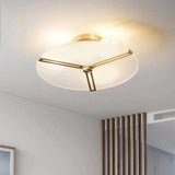 Nordic Modern Light Luxury Study Living Room Copper Ceiling Lamp