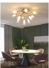 Nordic Dew Crystal Lamp Glass Ceiling