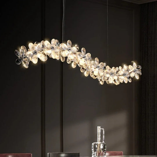 Celestia Modern Petal Crystal Chandelier – Luxury Chandelier