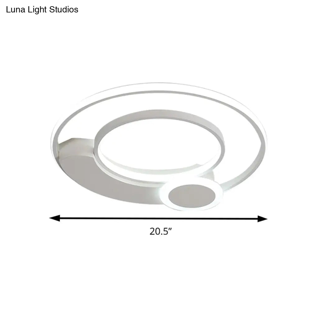 Acrylic Led Ceiling Light For Living Rooms - Simple & Eye - Caring