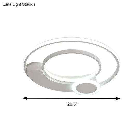 Acrylic Led Ceiling Light For Living Rooms - Simple & Eye - Caring