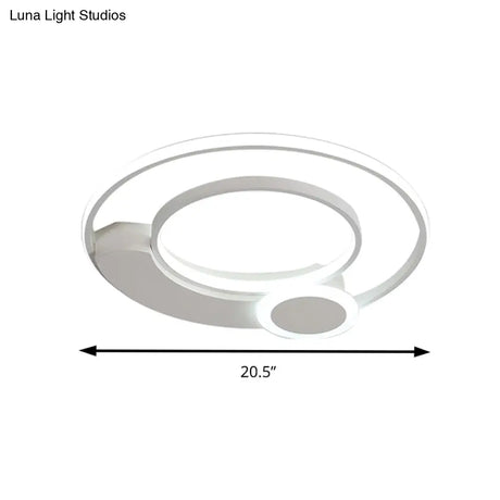 Acrylic Led Ceiling Light For Living Rooms - Simple & Eye - Caring