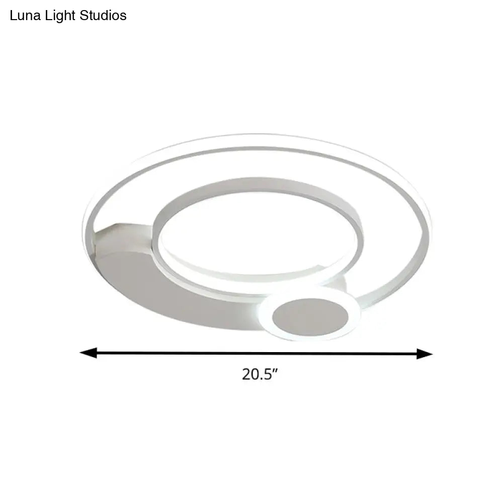 Acrylic Led Ceiling Light For Living Rooms - Simple & Eye-Caring