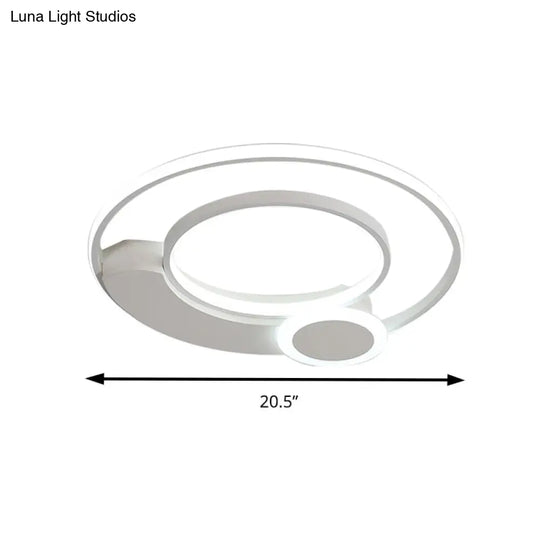 Acrylic Led Ceiling Light For Living Rooms - Simple & Eye-Caring